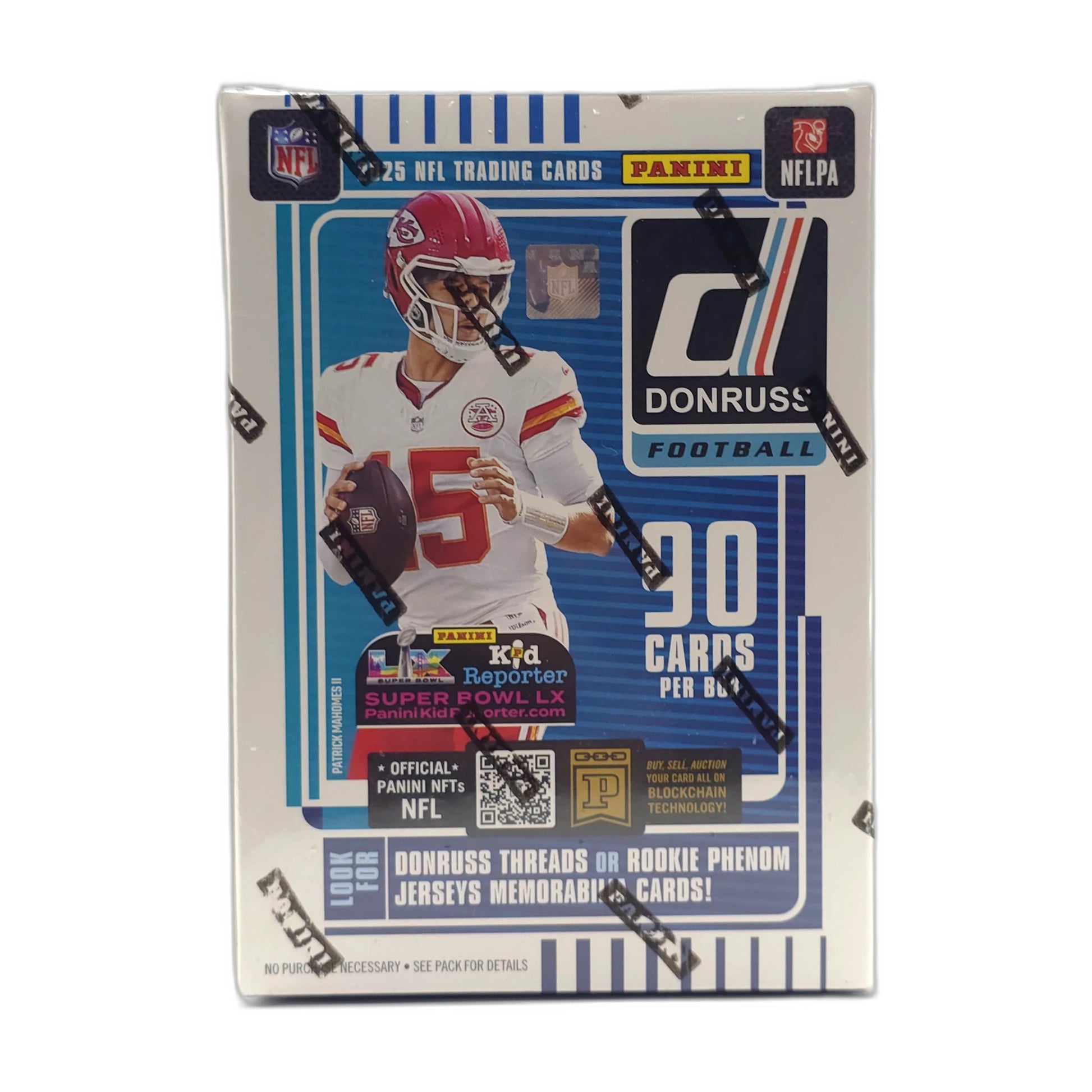 2025 Panini Donruss Football – Blaster Box (Red Hot Rookies) — sealed box front