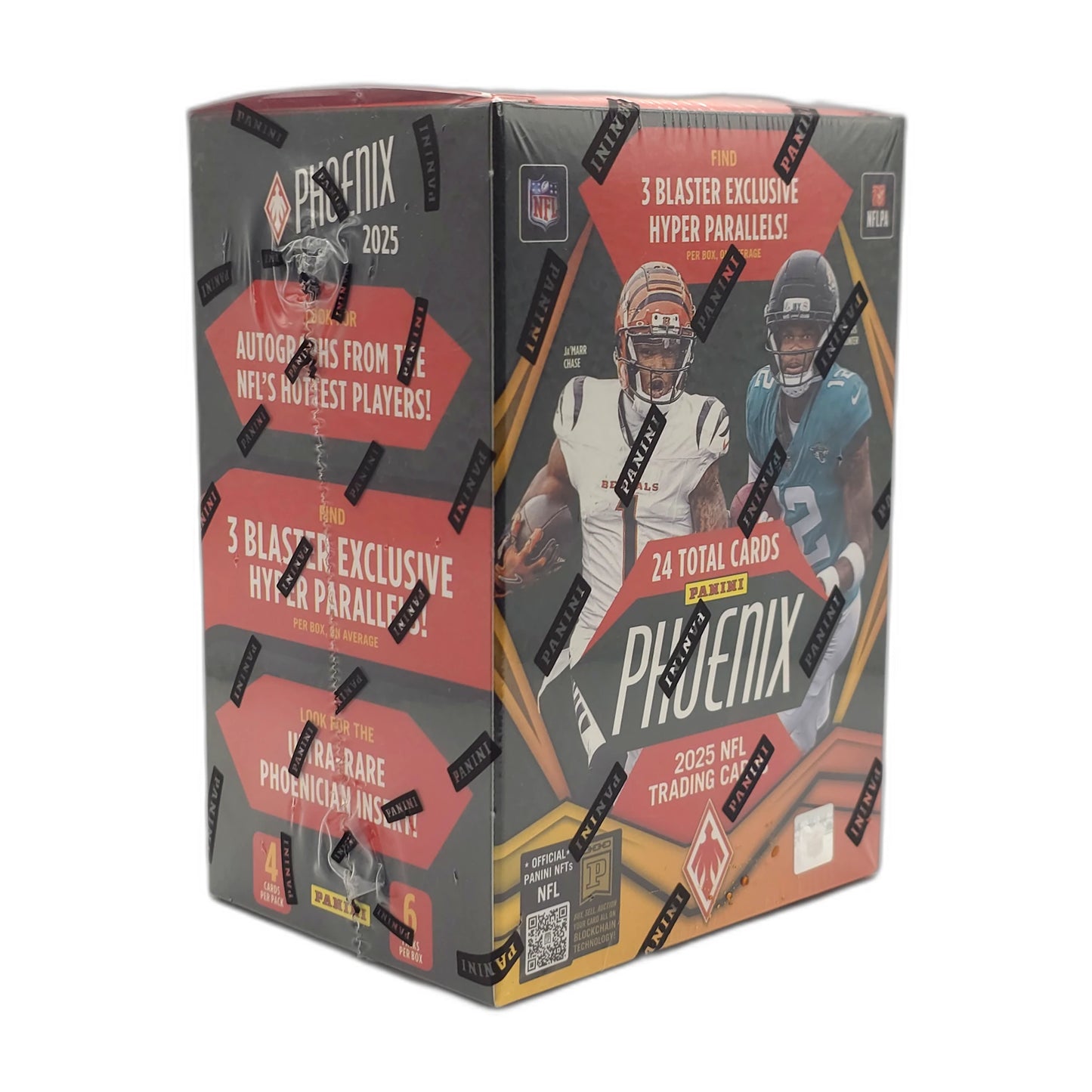 2025 Panini Phoenix Football – Blaster Box — features and insert callouts