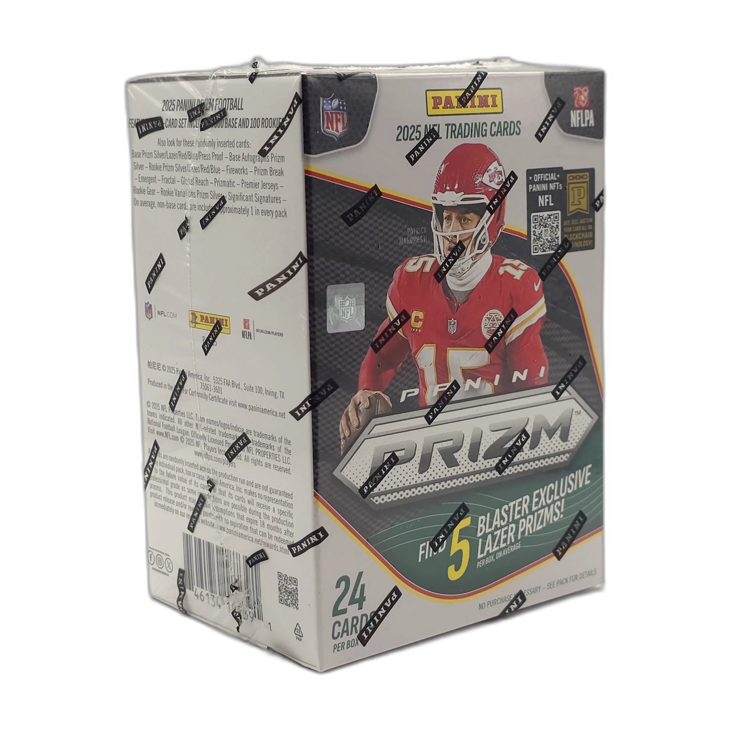 2025 Panini Prizm Football – Blaster Box — back panel details