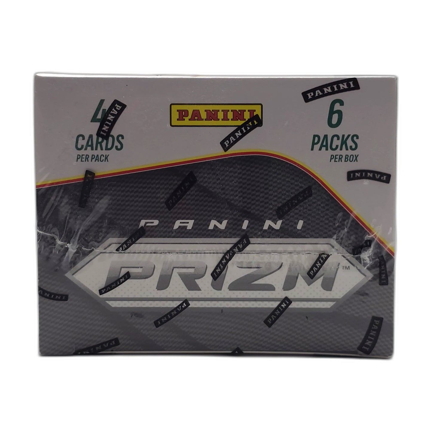 2025 Panini Prizm Football – Blaster Box — top panel with pack configuration