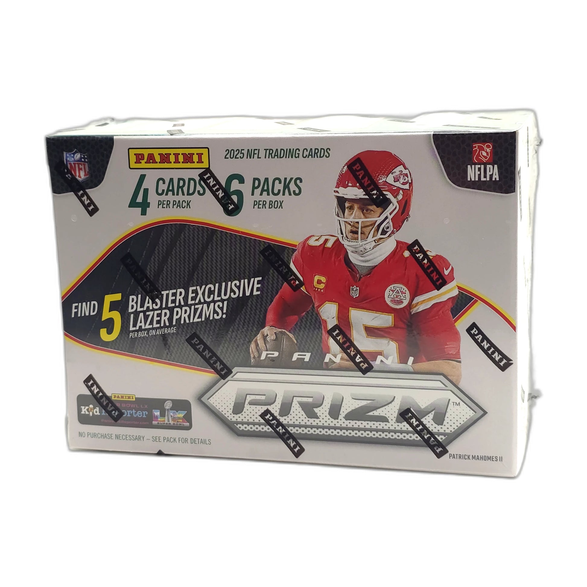 2025 Panini Prizm Football – Blaster Box — side panel