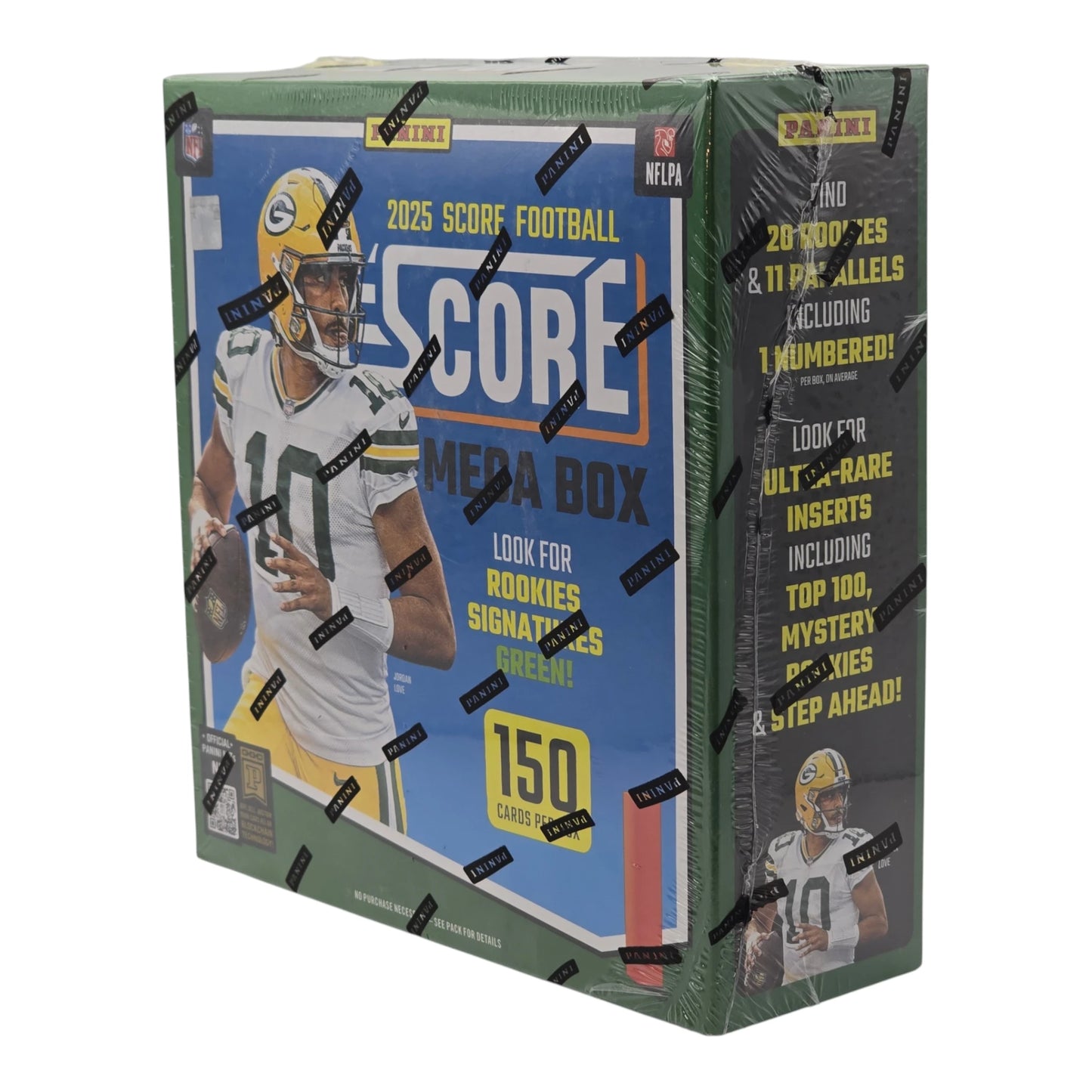 2025 Panini Score Football - Mega Box — features and insert callouts