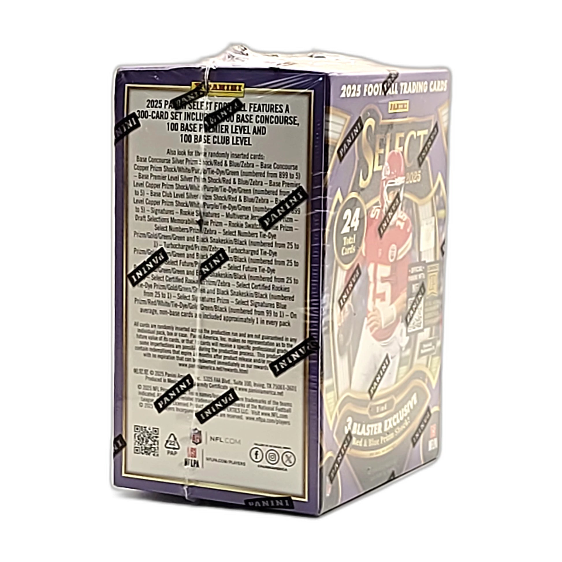 2025 Panini Select Football Blaster Box — features and insert callouts