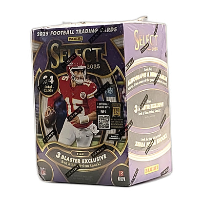 2025 Panini Select Football Blaster Box — back panel details