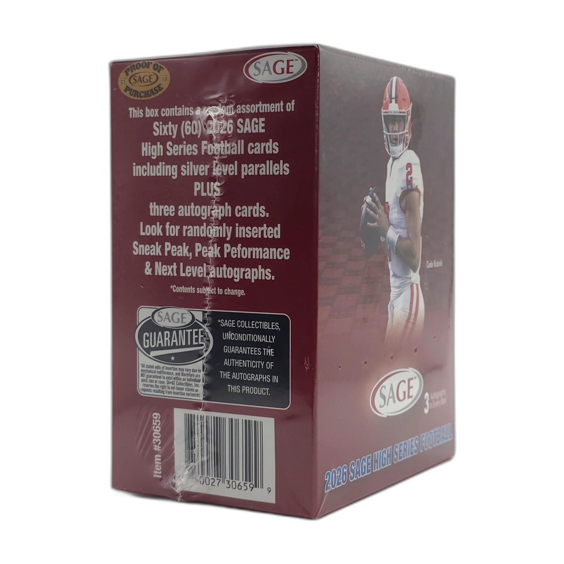 2026 Sage High Series Football – Blaster Box — detail view 8