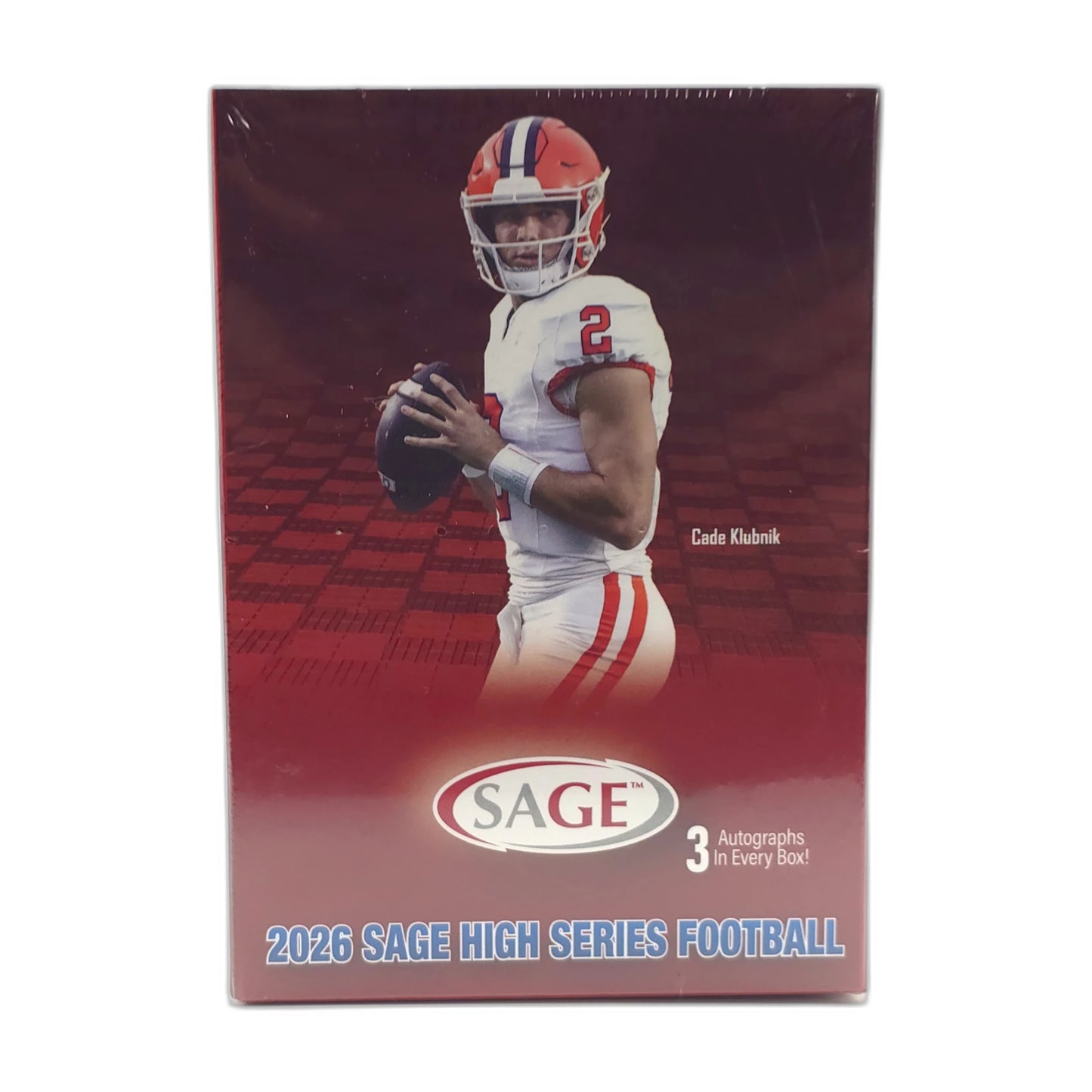 2026 Sage High Series Football – Blaster Box — sealed box front