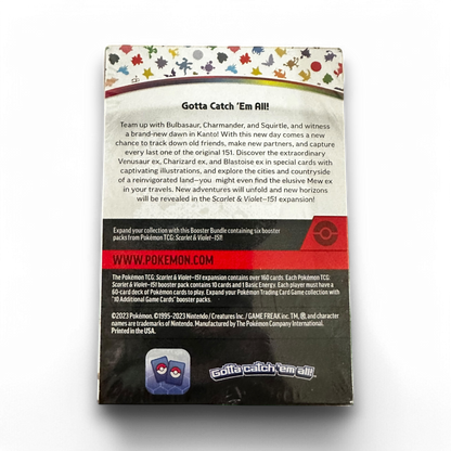 Pokemon TCG 151 Scarlet & Violet Booster Bundle