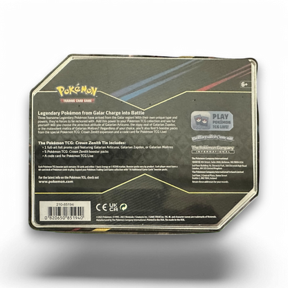Pokemon TCG Sword & Shield 12.5 Crown Zenith Special Art 7″ Tin