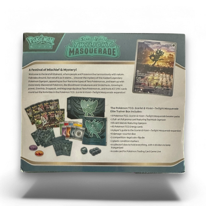 Pokemon TCG Scarlet & Violet - Twilight Masquerade Elite Trainer Box
