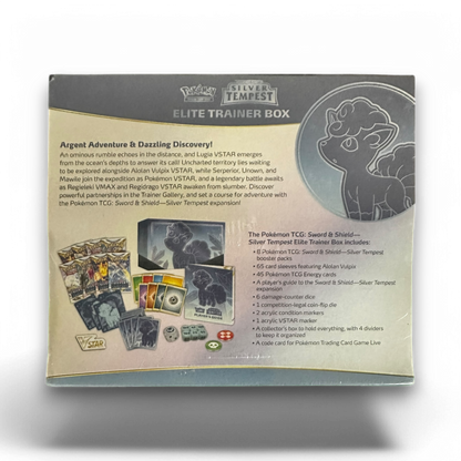 Pokemon TCG Sword & Shield - Silver Tempest Elite Trainer Box