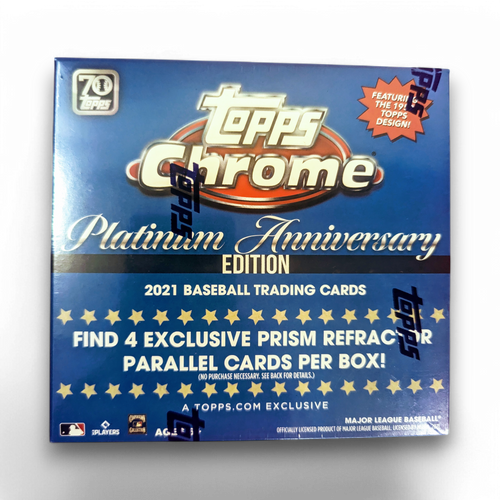 2021 Topps Chrome Platinum Anniversary Baseball - Mega Box (Blue)