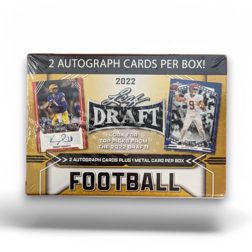 2022 Leaf Draft Picks Football - (Gold) Blaster Box