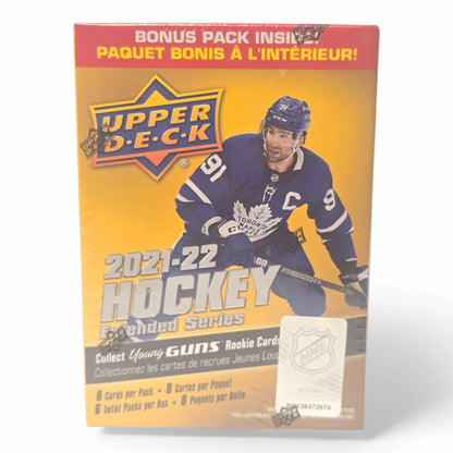 2021-22 Upper Deck Extended Series Hockey Cards - 48 Card Blaster Box - Young Guns Rookie Cards!