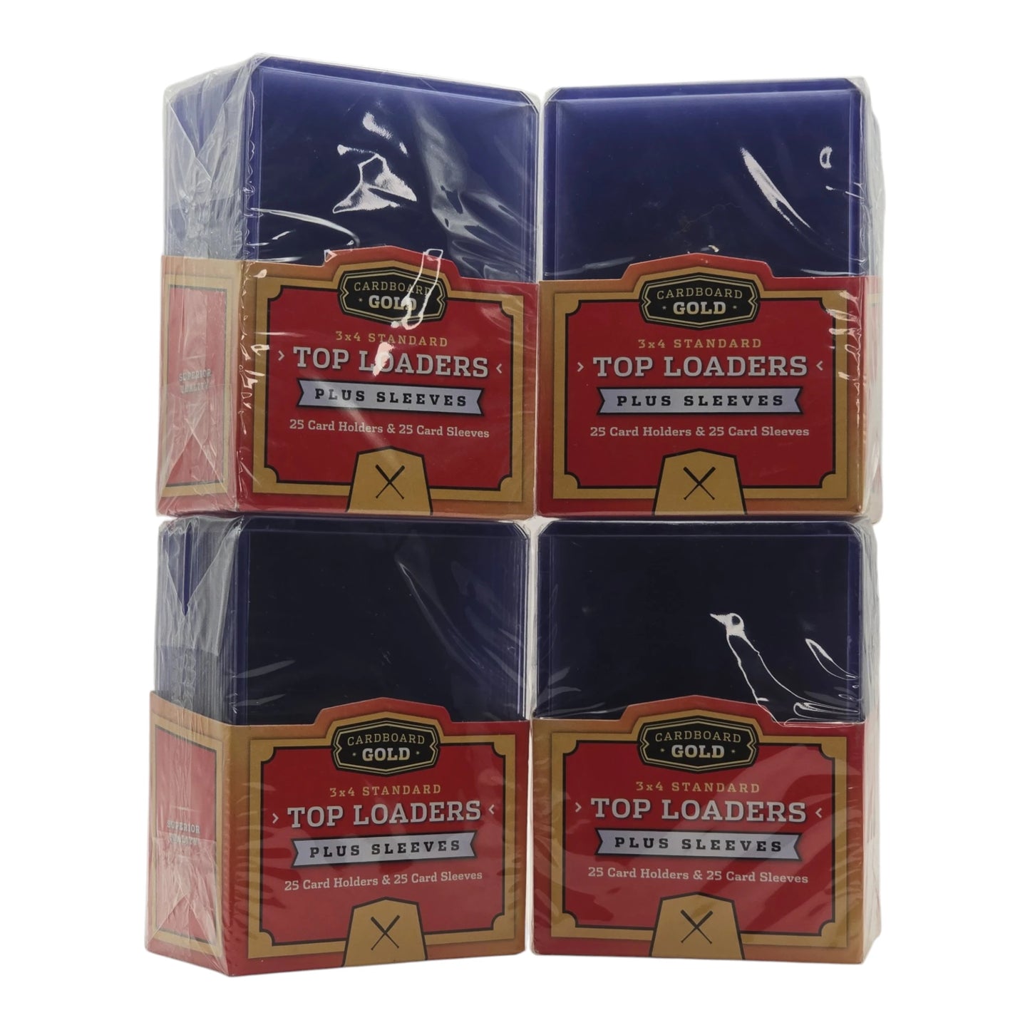 Cardboard Gold 3X4 Standard Top Loaders