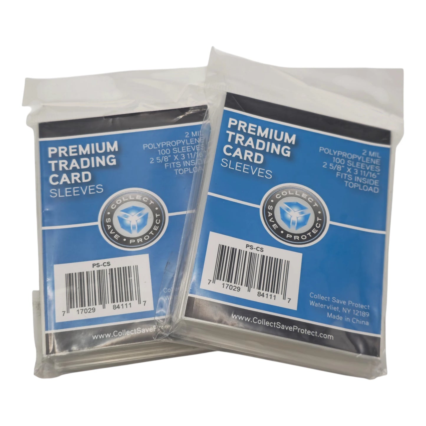 CSP Premium 2 Mil Trading Card Sleeves – Acid-Free, Crystal Clear & Protective