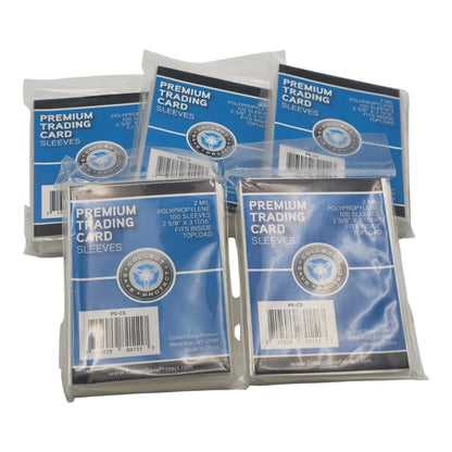 CSP Premium 2 Mil Trading Card Sleeves – Acid-Free, Crystal Clear & Protective