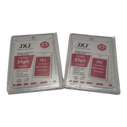 Two packs of JXJ card holders on a white background