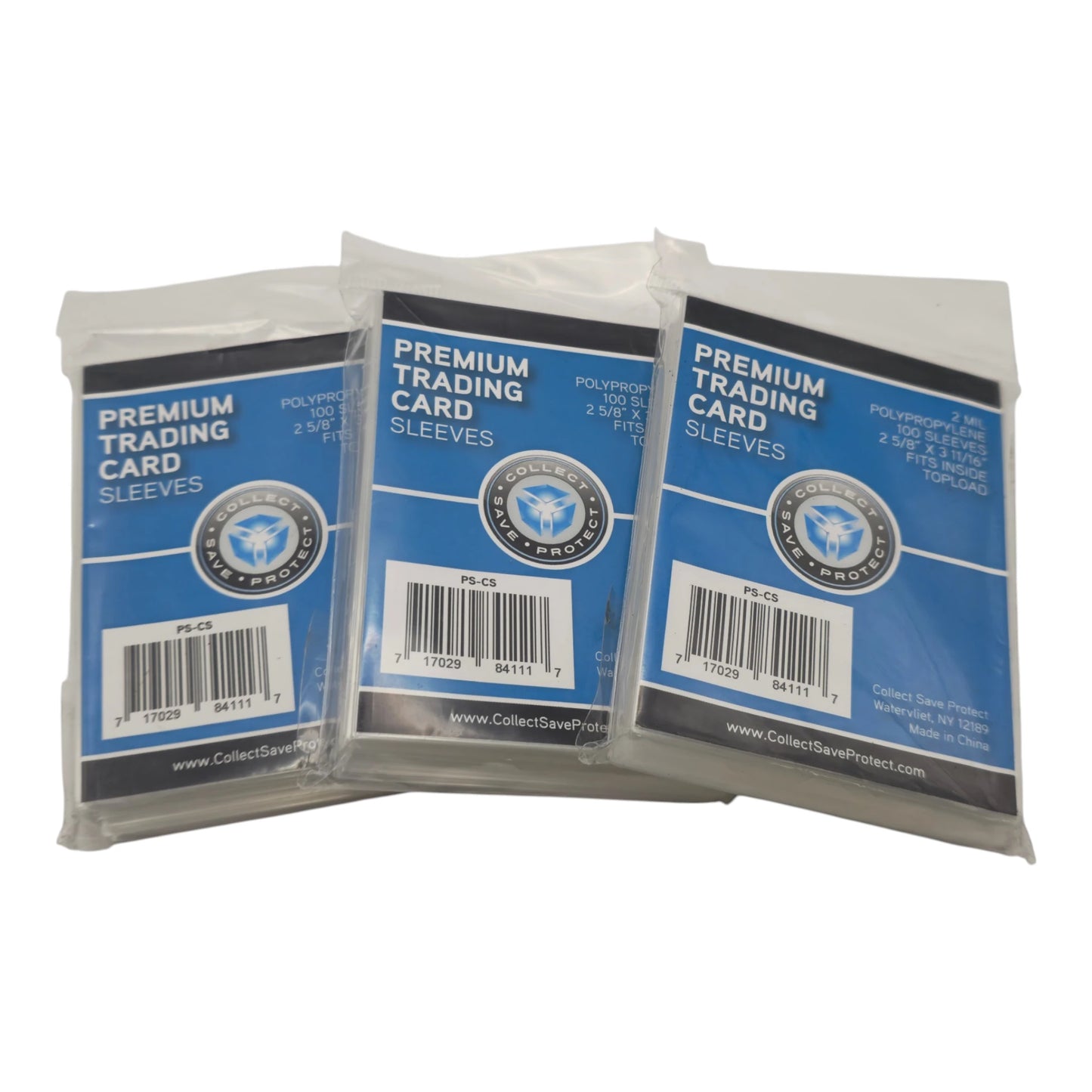 CSP Premium 2 Mil Trading Card Sleeves – Acid-Free, Crystal Clear & Protective