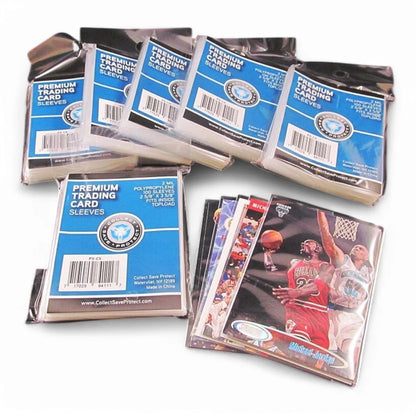 CSP Premium 2 Mil Trading Card Sleeves – Acid-Free, Crystal Clear & Protective